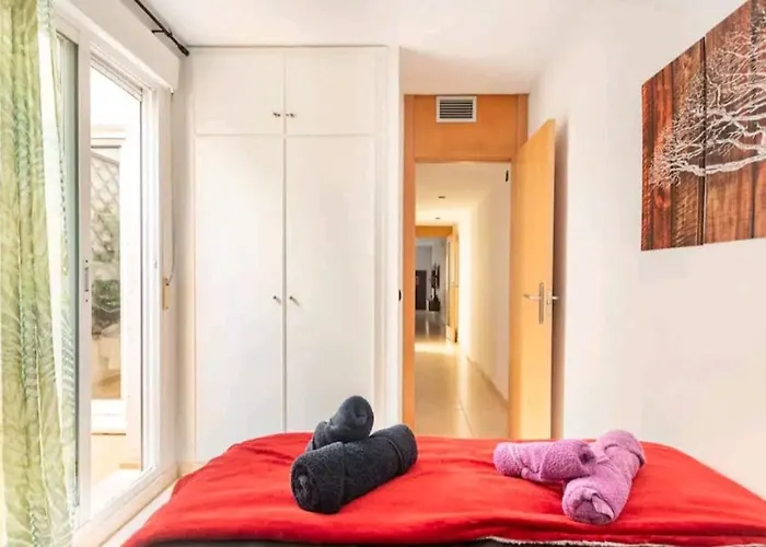 Castelplace Con Plaza De Garage Incluida, Free Parking And Ac Apartment *